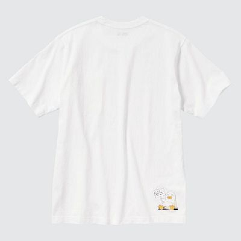 Camiseta Uniqlo Gintama UT Hombre Blancas | 516980_PE