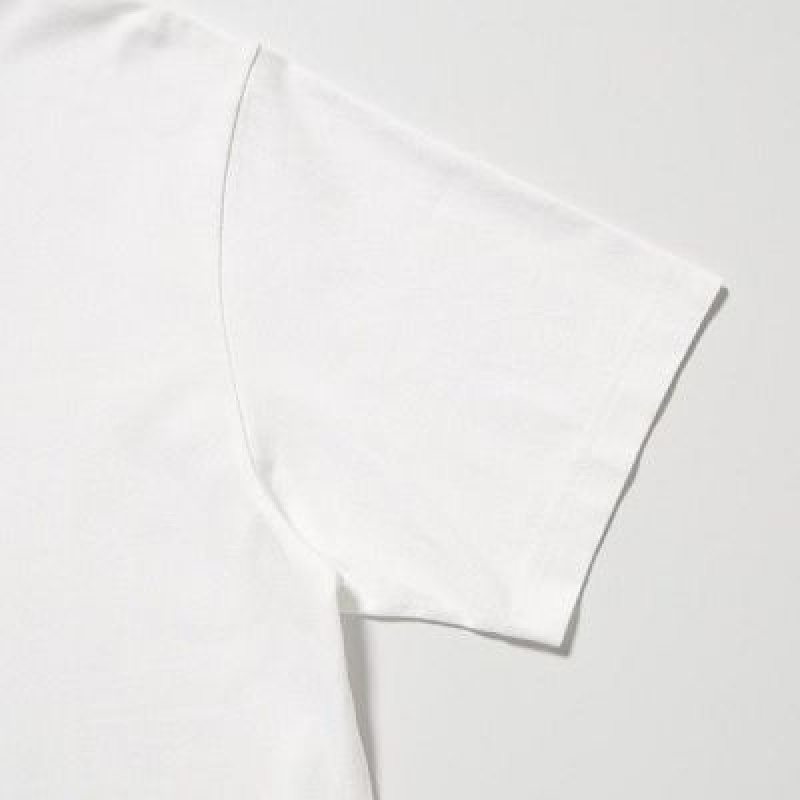 Camiseta Uniqlo Gintama UT Hombre Blancas | 219345_PE