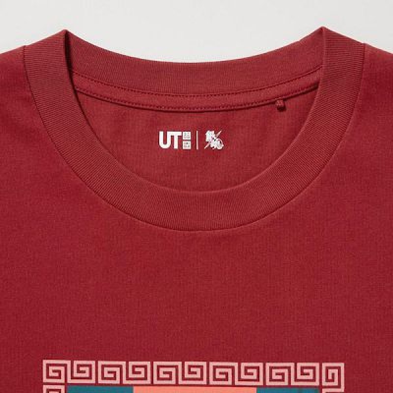 Camiseta Uniqlo Gintama UT Hombre Rojas | 312457_PE