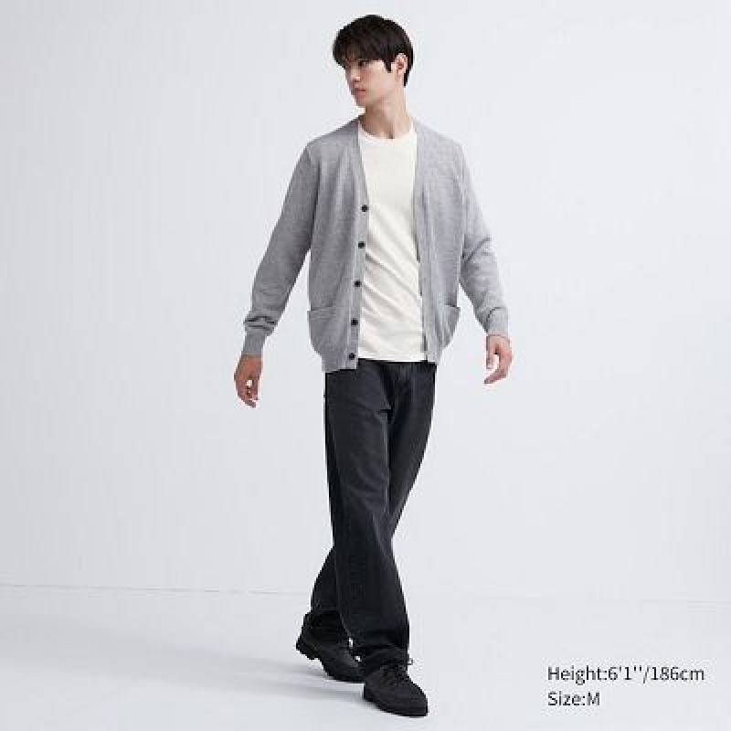 Camiseta Uniqlo HEATTECH Cotton Crew Neck Hombre Blancas | 853240_PE