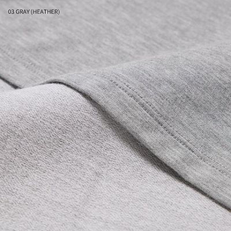 Camiseta Uniqlo HEATTECH Cotton Crew Neck Hombre Gris | 372094_PE