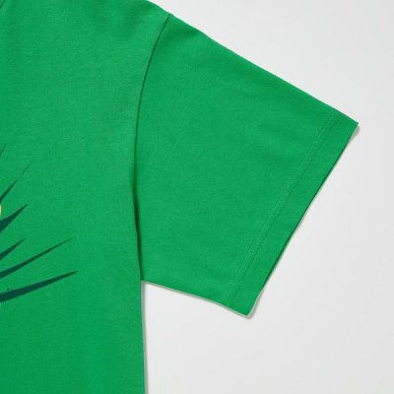 Camiseta Uniqlo Lego Ninjago UT Niños Verde | 42597_PE