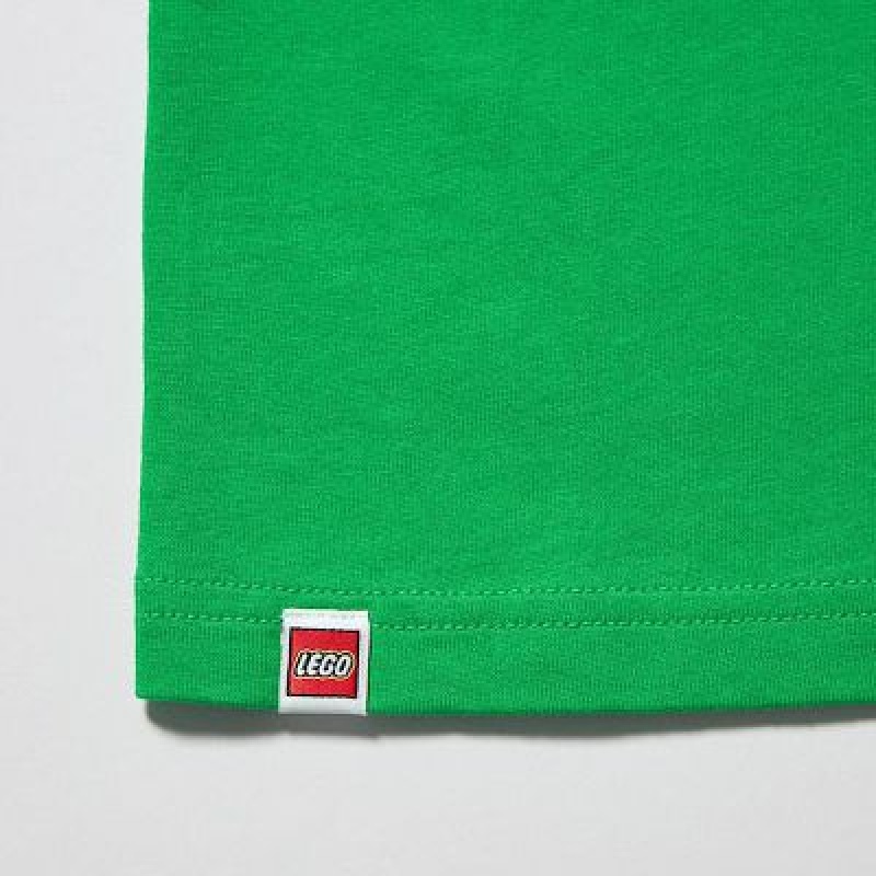 Camiseta Uniqlo Lego Ninjago UT Niños Verde | 42597_PE