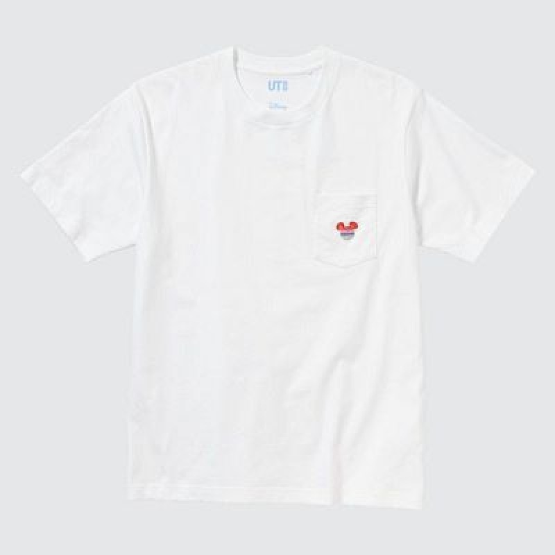 Camiseta Uniqlo MAGIC FOR ALL FOREVER UT Hombre Blancas | 179253_PE