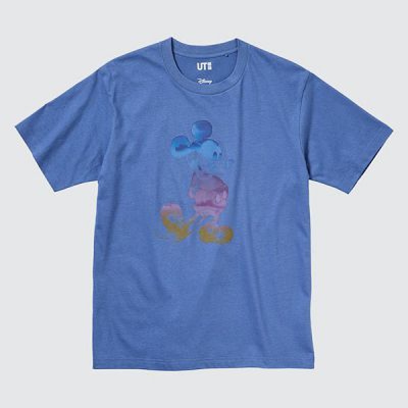 Camiseta Uniqlo MAGIC FOR ALL FOREVER UT Hombre Azules | 819306_PE