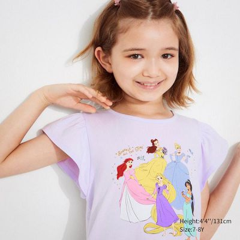 Camiseta Uniqlo MAGIC FOR ALL FOREVER UT Niños Moradas | 345960_PE