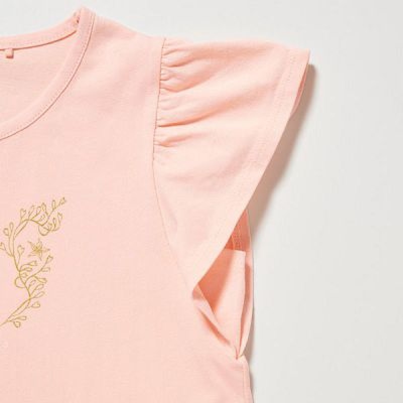 Camiseta Uniqlo MAGIC FOR ALL FOREVER UT Niños Rosas | 785432_PE