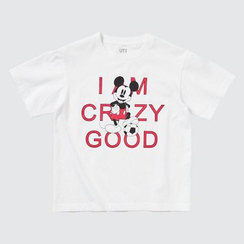 Camiseta Uniqlo Magic For All Favorites UT Niños Blancas | 742160_PE