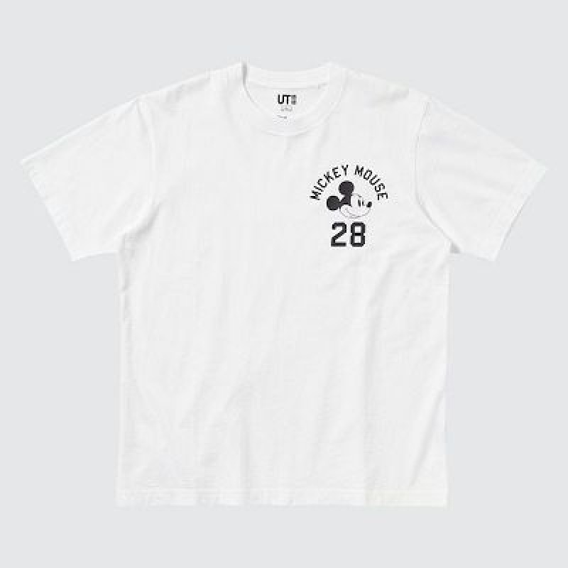 Camiseta Uniqlo Magic For All Timeless Favorites UT Hombre Blancas | 340218_PE