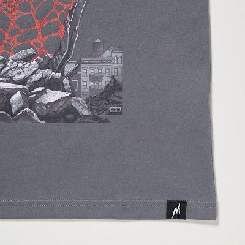 Camiseta Uniqlo Marvel Art Colección by Mondo UT Niños Gris | 205369_PE