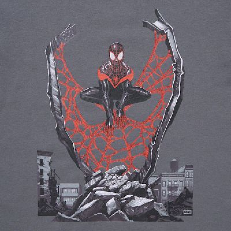 Camiseta Uniqlo Marvel Art Colección by Mondo UT Niños Gris | 205369_PE