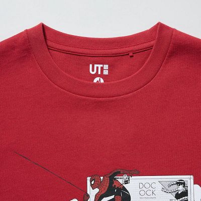 Camiseta Uniqlo Marvel Art Colección by Mondo UT Niños Rojas | 671498_PE