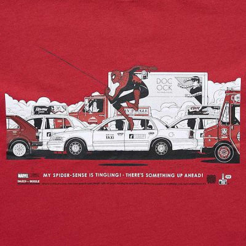 Camiseta Uniqlo Marvel Art Colección by Mondo UT Niños Rojas | 671498_PE