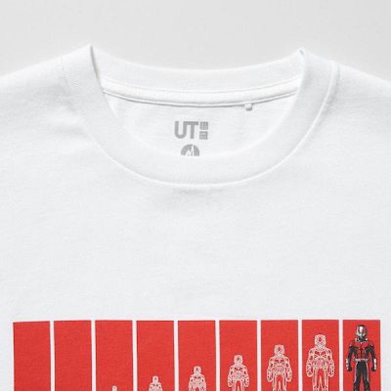 Camiseta Uniqlo Marvel Art Colección by Mondo UT Niños Blancas | 894025_PE