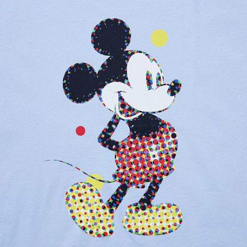 Camiseta Uniqlo Mickey Stands UT Mujer Azules | 269851_PE