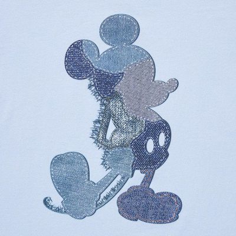 Camiseta Uniqlo Mickey Stands UT Niños Azules | 134602_PE