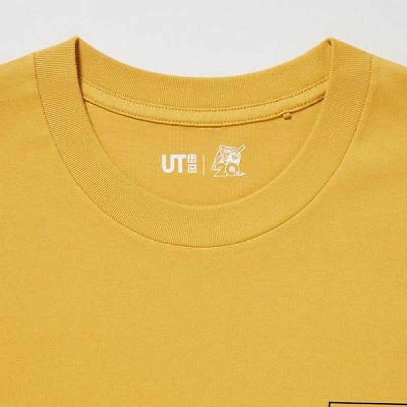 Camiseta Uniqlo NARUTO UT Hombre Amarillo | 649307_PE