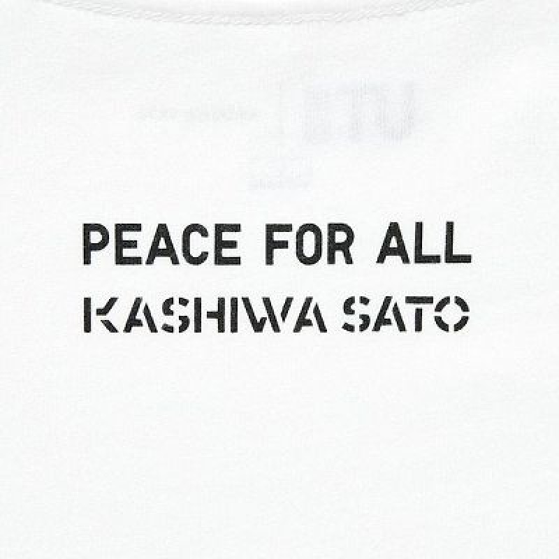 Camiseta Uniqlo PEACE FOR ALL Hombre Blancas | 746538_PE