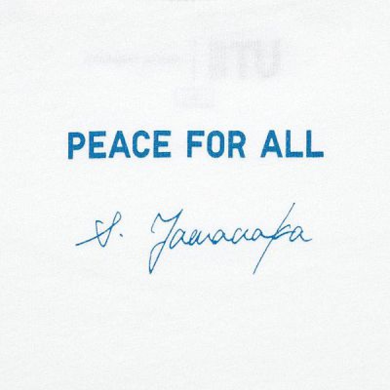 Camiseta Uniqlo PEACE FOR ALL Hombre Blancas | 764289_PE