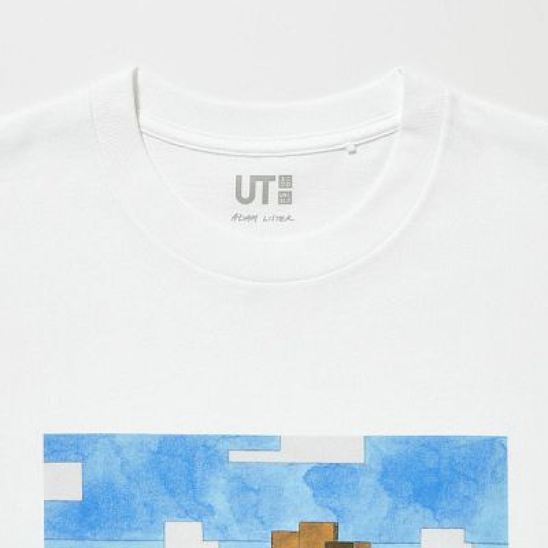 Camiseta Uniqlo Pixar Art UT Hombre Blancas | 935768_PE