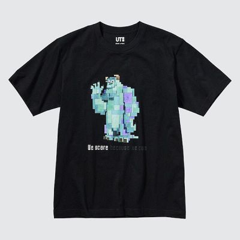 Camiseta Uniqlo Pixar Art UT Mujer Negras | 248390_PE