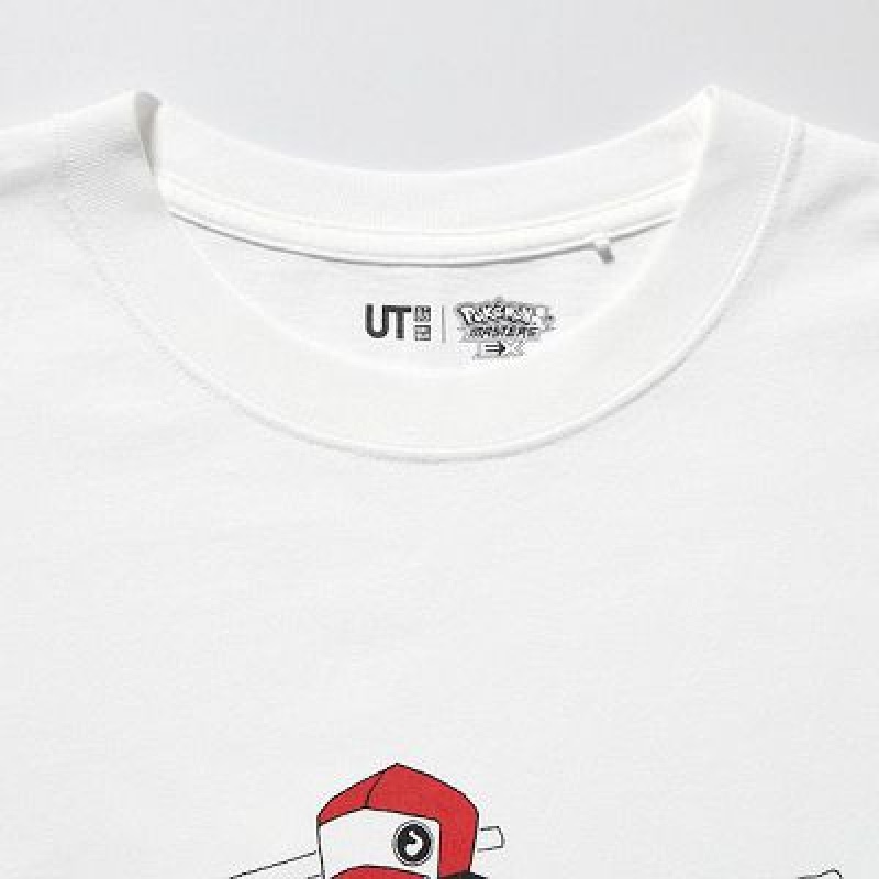 Camiseta Uniqlo Pokémon Masters EX UT Mujer Blancas | 640731_PE