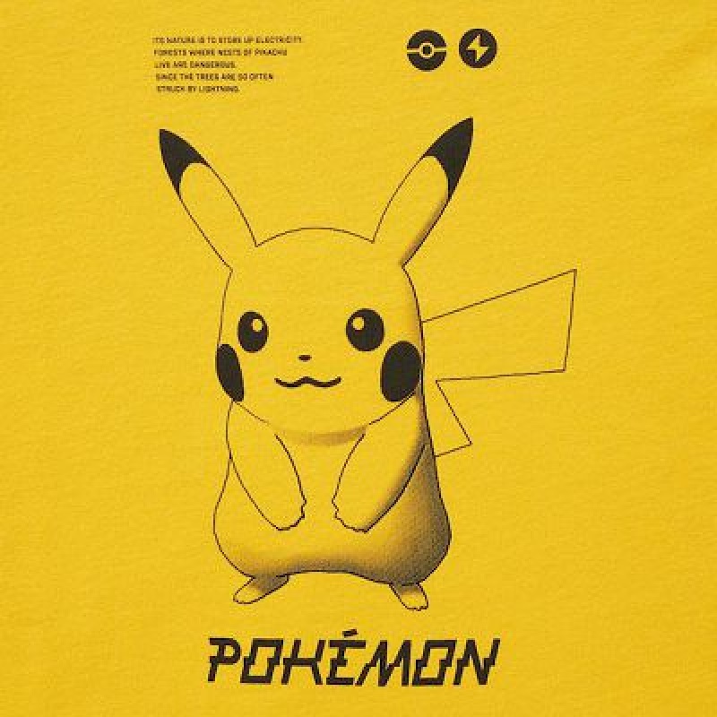 Camiseta Uniqlo Pokémon Masters EX UT Niños Amarillo | 941250_PE