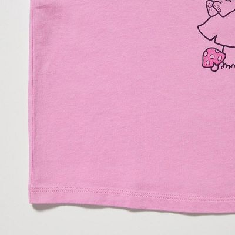 Camiseta Uniqlo Sanrio Characters: Kuromi & My Melody UT Niños Rosas | 192674_PE