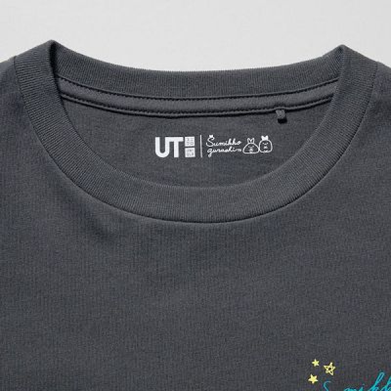 Camiseta Uniqlo Sumikkogurashi UT Niños Gris | 983742_PE