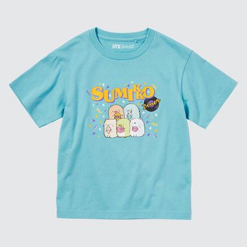 Camiseta Uniqlo Sumikkogurashi UT Niños Verde | 158960_PE