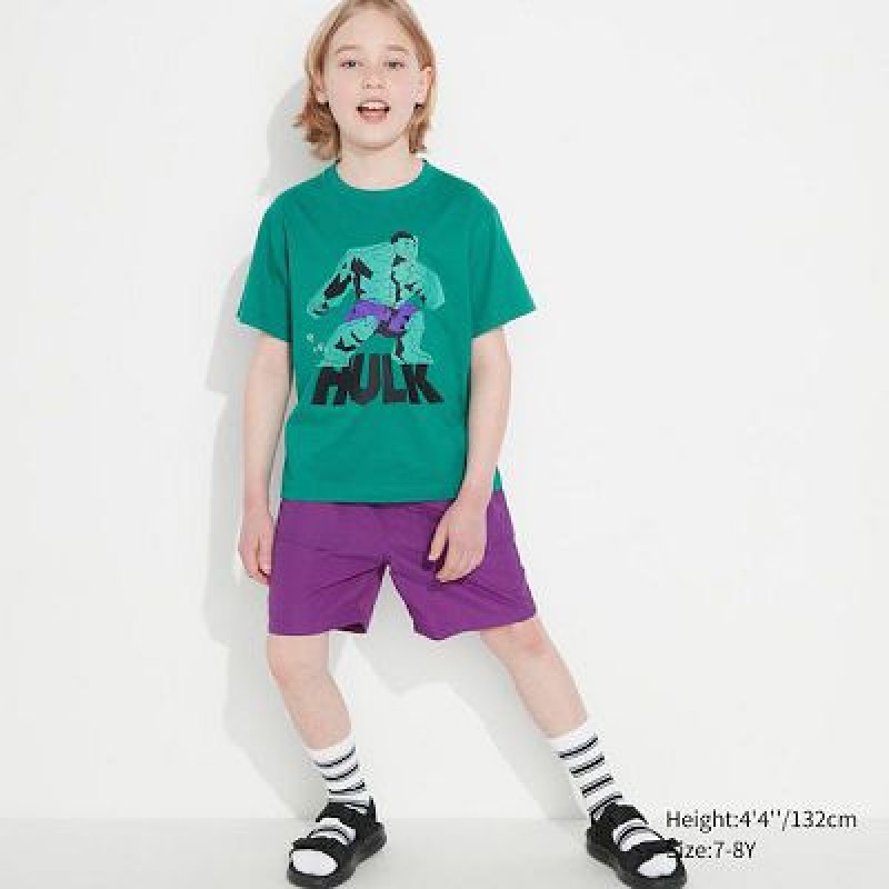 Camiseta Uniqlo UTGP2023: MAGIC FOR ALL UT Niños Verde | 641237_PE