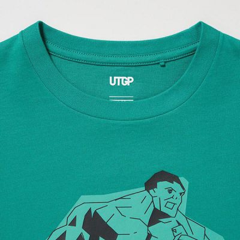 Camiseta Uniqlo UTGP2023: MAGIC FOR ALL UT Niños Verde | 641237_PE