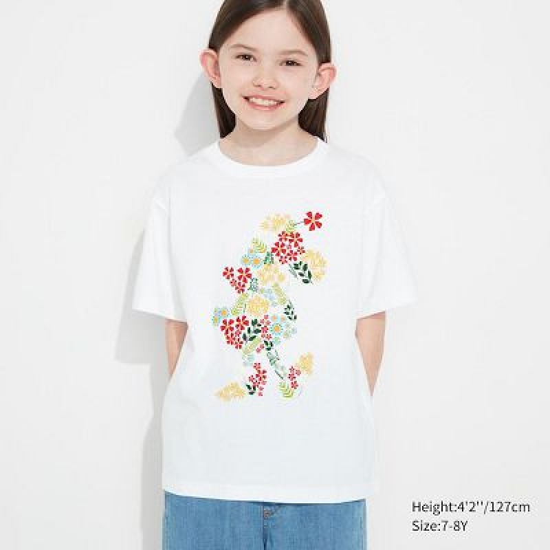 Camiseta Uniqlo UTGP2023: MAGIC FOR ALL UT Niños Blancas | 39561_PE