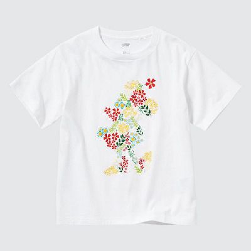 Camiseta Uniqlo UTGP2023: MAGIC FOR ALL UT Niños Blancas | 39561_PE