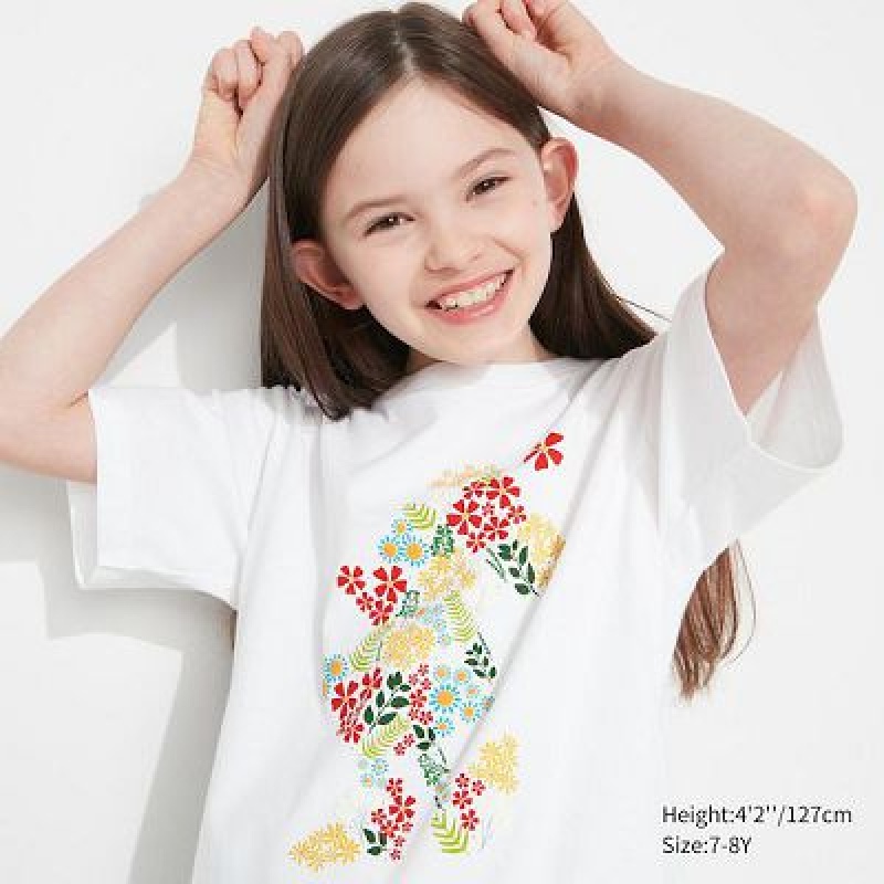 Camiseta Uniqlo UTGP2023: MAGIC FOR ALL UT Niños Blancas | 39561_PE