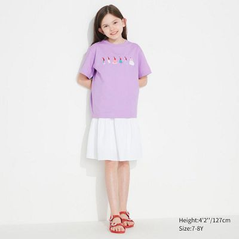 Camiseta Uniqlo UTGP2023: MAGIC FOR ALL UT Niños Moradas | 815432_PE