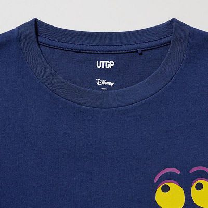 Camiseta Uniqlo UTGP2023: MAGIC FOR ALL UT Mujer Azul Marino | 238410_PE