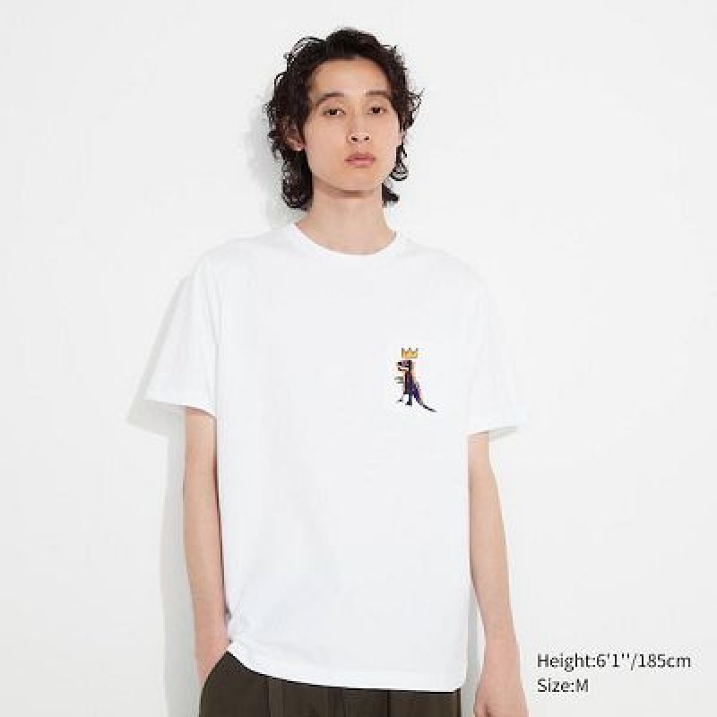 Camiseta Uniqlo UT Archive UT Hombre Blancas | 47396_PE