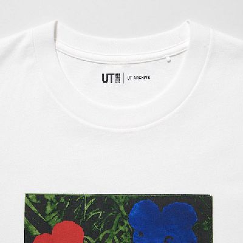 Camiseta Uniqlo UT Archive UT Hombre Blancas | 38742_PE