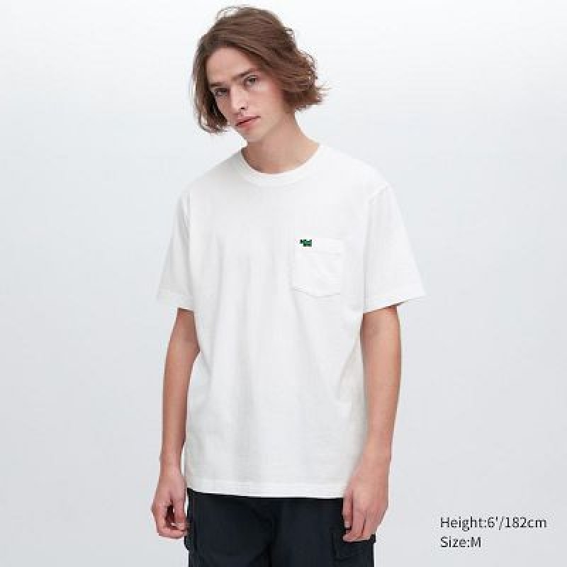 Camiseta Uniqlo UT Archive UT Hombre Blancas | 645081_PE