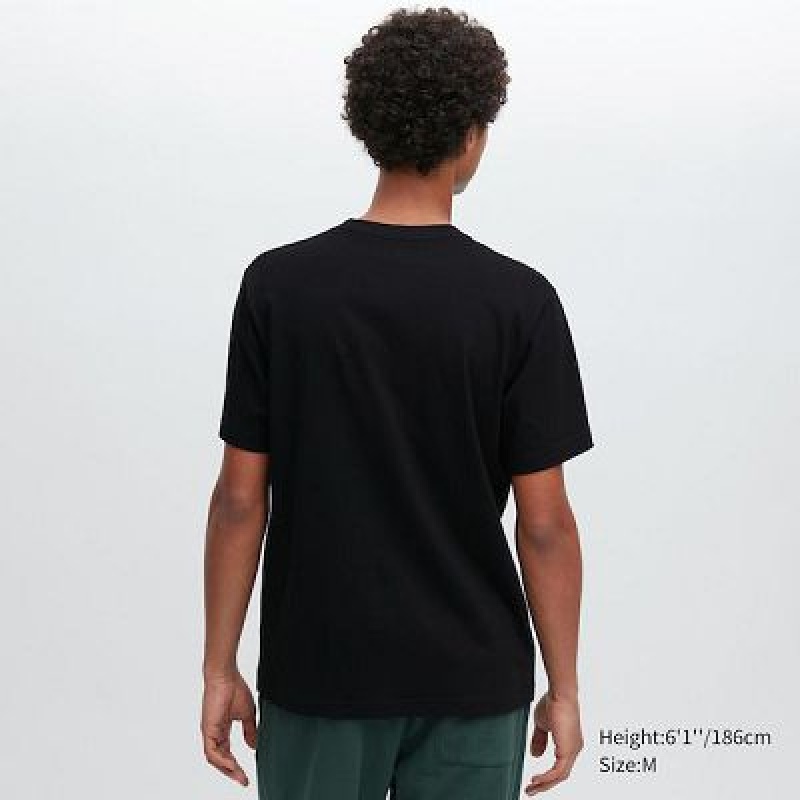 Camiseta Uniqlo UT Archive UT Hombre Negras | 316257_PE