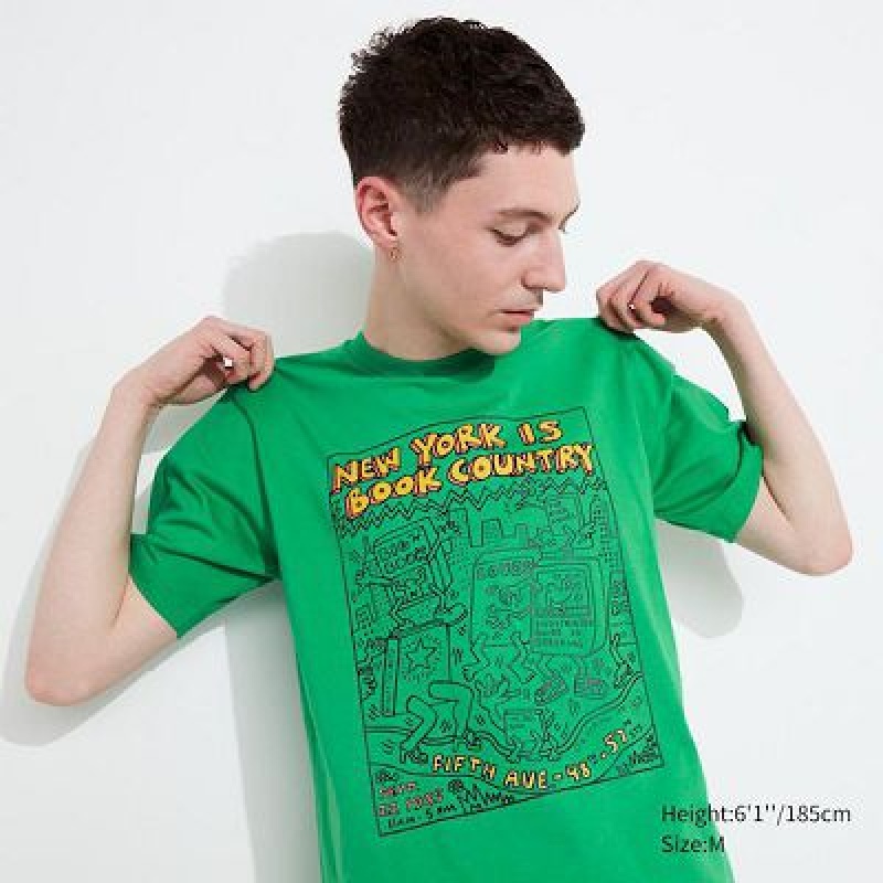 Camiseta Uniqlo UT Archive UT Hombre Verde | 19785_PE