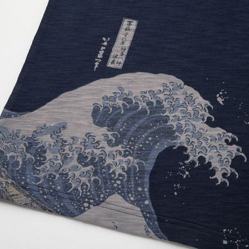 Camiseta Uniqlo Ukiyo-e UT Hombre Azul Marino | 475318_PE