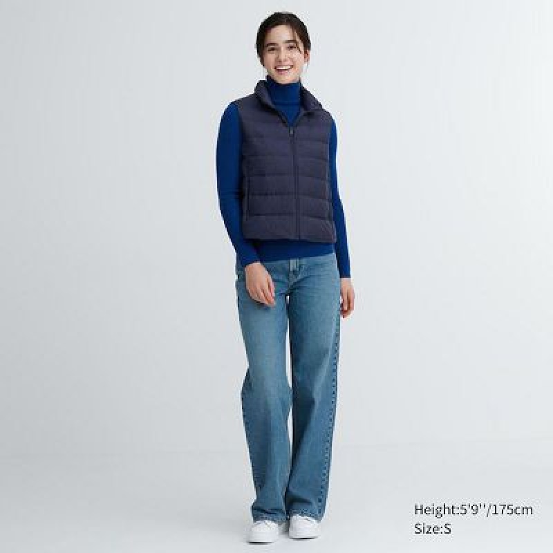 Chaleco de Plumas Uniqlo Ultra Light Mujer Gris | 214875_PE