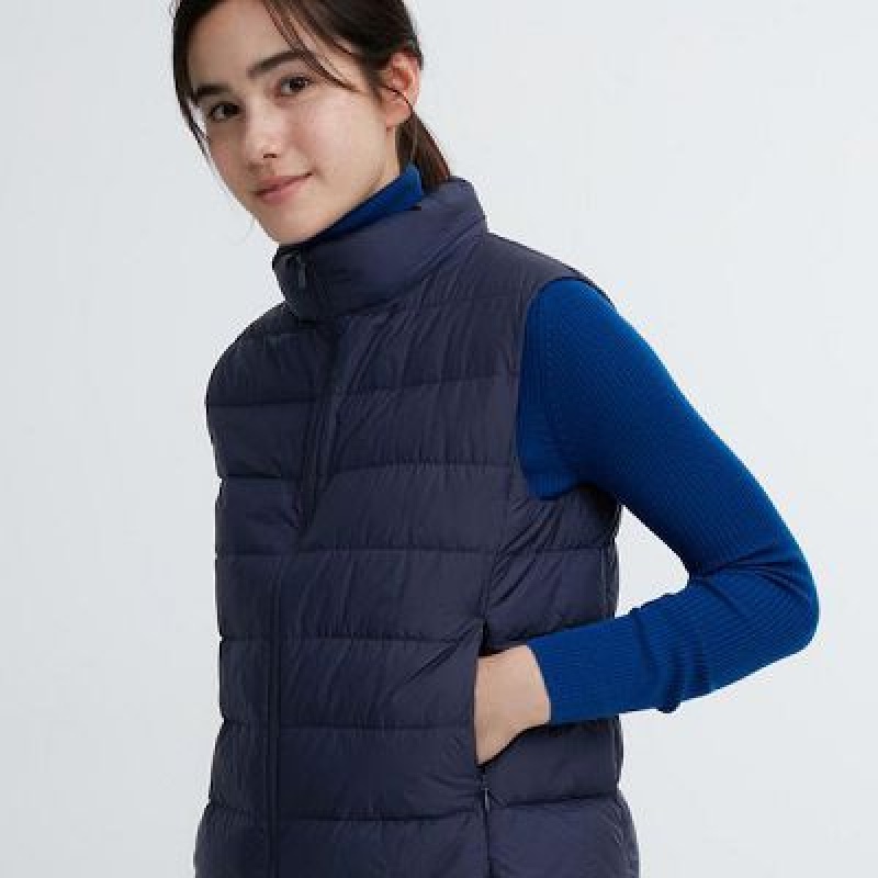 Chaleco de Plumas Uniqlo Ultra Light Mujer Gris | 214875_PE