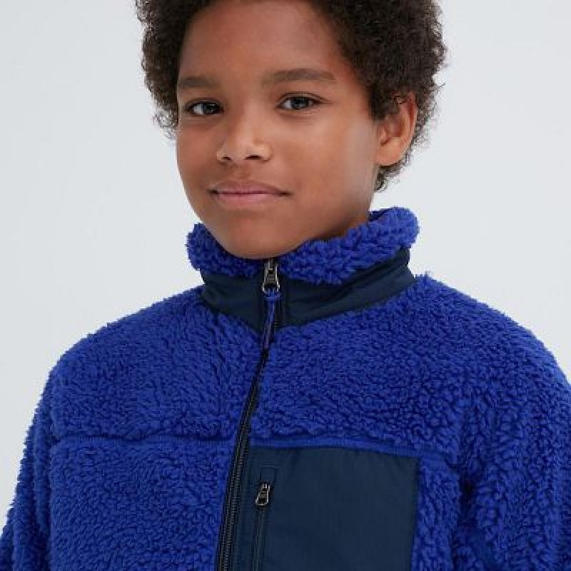 Chaquetas De Lana Uniqlo Windproof Niños Natural | 730829_PE