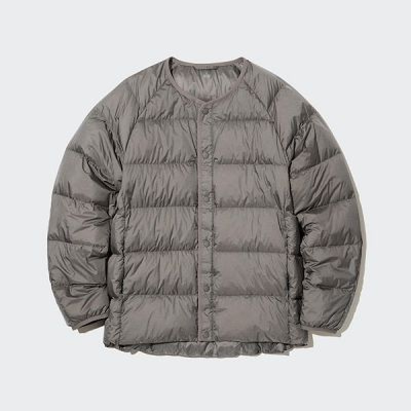 Chaquetas De Plumas Uniqlo Recycled Hombre Gris | 980674_PE