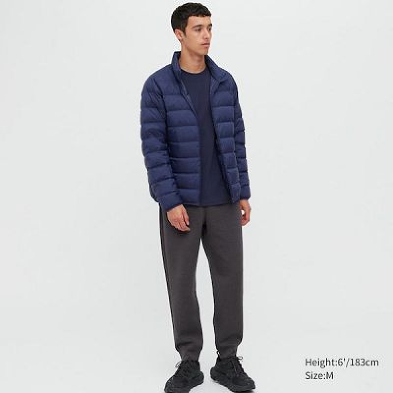 Chaquetas De Plumas Uniqlo Ultra Light Hombre Azul Marino | 612735_PE