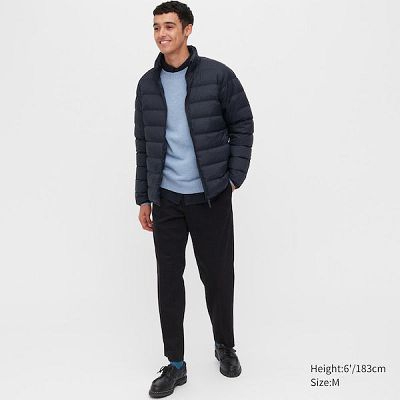 Chaquetas De Plumas Uniqlo Ultra Light Hombre Azul Marino | 612735_PE