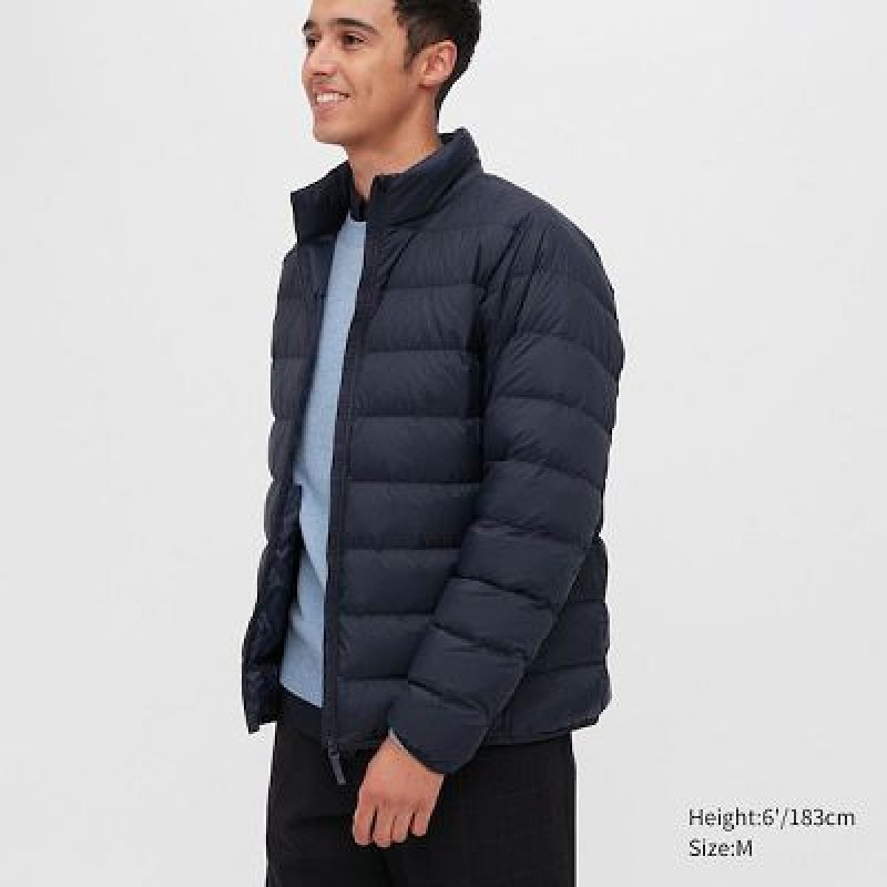 Chaquetas De Plumas Uniqlo Ultra Light Hombre Azul Marino | 612735_PE